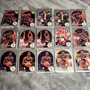 Portland Trailblazers Lot Of 15 Cards